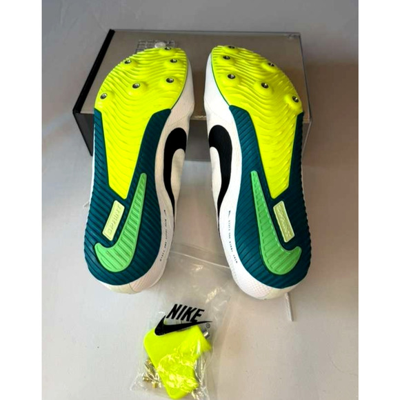 Nike Zoom Rival Sprint Track & Field Spikes White Black FZ9663-102 Men\'s Size 10 main image 7